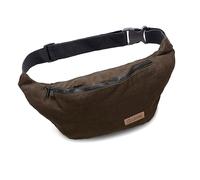 Leon Marsupio Marsupio 100% cotone Fanny Pack Belly Belt Moon Bag Bumbag Boho Hippie Tribal Donna Uomo, Gt velluto marrone, taglia unica, Marsupio a tracolla
