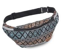 Leon Marsupio Marsupio 100% cotone Fanny Pack Belly Belt Moon Bag Bumbag Boho Hippie Tribal Donna Uomo, GT_boho_005, taglia unica, Marsupio a tracolla