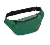 Leon Marsupio Marsupio Marsupio 100% Cotone Fanny Pack Hip Bag Borsa a tracolla Bumbag Donna Uomo, Verde foresta, taglia unica, Tasche sui fianchi