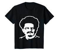 Leon Trotsky Maglietta Comunismo marxismo Socialismo Tee Maglietta, Bambini, Nero, 6 Anni