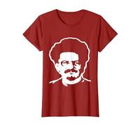 Leon Trotsky Maglietta Comunismo marxismo Socialismo Tee Maglietta, Donna, Mirtillo Rosso, M