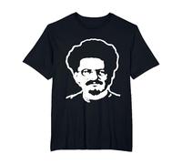 Leon Trotsky Maglietta Comunismo marxismo Socialismo Tee Maglietta, Uomo Taglie Grandi, Nero, 6X Tall