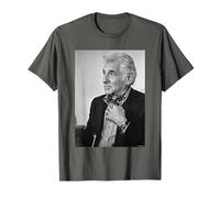 Leonard Bernstein Direttore d'orchestra Americano di Michael Grecco Maglietta