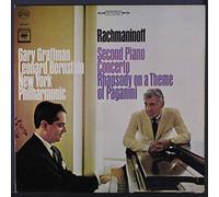 LEONARD BERNSTEIN - rachmaninoff: second piano concerto / rhapsody on a theme of paganini LP