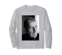 Leonard Cohen Hallelujah Ritratto di cantautore di AJ Barratt Maglia a Manica