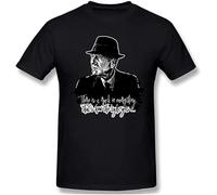 Leonard Cohen Unisex 100% Cotton Short-Sleeve T-Shirts Black XL