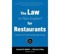 Leonard D. DuBoff Christy A. The Law (in Plain English) for Restaur (Tascabile)