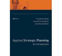 Leonard D. Goodstein Timothy M. Nolan Jeanette G Applied Strategic (Tascabile)