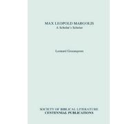 Leonard greenspoon Max Leopold Margolis (Tascabile)