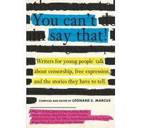 Leonard S. Marcus You Can't Say That (Copertina rigida)