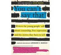 Leonard S. Marcus You Can't Say That (Tascabile)