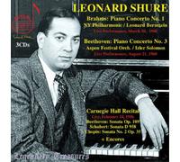 Leonard Shure Leonard Shure: Brahms - Piano Concerto No. 1/... (CD) Album