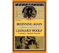 Leonard Sidney Beginning Again: an Autobiography of the Years 1911 (Tascabile)
