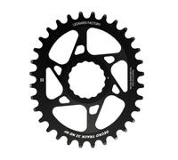 Leonardi Racing Gecko Track Race Face Oval Chainring Nero 34t