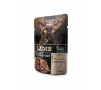 Leonardo agnello e manzo tritato in bustina per gatti 16 x 70 g
