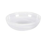 Leonardo Alabastro 031128 - Piatto in vetro realizzato a mano, 9 x 28 x 28 cm (A x L x P)