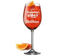 LEONARDO Aperol Spritz Vetro con Incisione - Frauengeschenk Da Festa Della Mamma