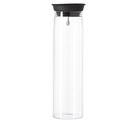 LEONARDO Brioso 050848 - Caraffa per acqua con coperchio, 1 l, in vetro, realizzata a mano