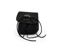 Leonardo Carbone Borsa in pelle Renate Nero