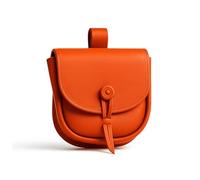 LEONARDO CARBONE® Borsa unisex Tilo | robusta chiusura in pelle | passante per cintura fino a 6 cm | Carnevale, Halloween, cosplay, LARP, Marsupio Medievale | 100% pelle, cognac, taglia unica