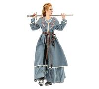 Leonardo Carbone® Cappotto vichingo Birka Skadi - Cappotto da donna classico, abbigliamento medievale, giacca invernale da donna, giacca a vento, costume da Carnevale, abbigliamento vichingo, cosplay