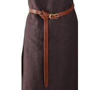 Leonardo Carbone® Cintura unisex in pelle vichinga Daina - Cintura in pelle da uomo, abbigliamento medievale da donna, cintura da donna, abbigliamento LARP, carnevale, cosplay, hobbit - 100% vera
