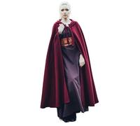 Leonardo Carbone® Elinor classico mantello medievale unisex - abbigliamento medievale da donna e da uomo, mantello hobbit, abbigliamento largo, abbigliamento vichingo, cosplay da uomo, Halloween,
