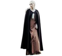 Leonardo Carbone® Mantello unisex medievale senza cappuccio Kuno - abbigliamento medievale da donna e da uomo, mantello hobbit, costume LARP, vichingo, cosplay, uomo, Halloween, Carnevale, marrone