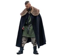 Leonardo Carbone® Mantello unisex vichingo Janne con pelliccia sintetica - abbigliamento medievale da donna e da uomo, capo da uomo, costume hobbit, abbigliamento largo, abbigliamento vichingo,