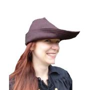Leonardo Carbone Medioevo Cappello - Unisex Robin Hood Grau Taglia unica