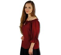 Leonardo Carbone Medioevo mercato Camicetta - Donna Janine Rot Medium
