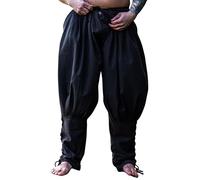 Leonardo Carbone® Pantaloni vichinghi Norman - Pantaloni da uomo, abbigliamento medievale, pantaloni vichinghi, costume da uomo, abbigliamento festival, Vikings, LARP, cosplay, pantaloni lunghi - 100%