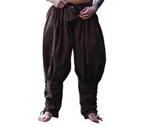 Leonardo Carbone® Pantaloni vichinghi Norman - Pantaloni da uomo, abbigliamento medievale, pantaloni vichinghi, costume da uomo, abbigliamento festival, Vikings, LARP, cosplay, pantaloni lunghi - 100%