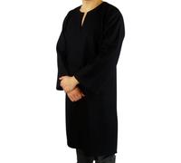 Leonardo Carbone® Tunica di lana vichinga, Olvisson, abbigliamento medievale, camicia medievale, camicia per il tempo libero, a maniche lunghe, costume da carnevale da uomo, tunica vichinga,