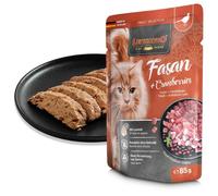 Leonardo Cat food Adult Finest Selection Grain Free 85 gr Fagiano e mirtilli - confezione da 16 pezzi - Cibo umido per gatti - 1° ORDINE? scegli lo sconto BZR5 / BZR20 + 200 punti fedeltà