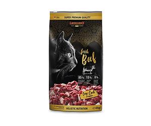 Leonardo Cibo per Gatti Adulti | Alimento Completo con 85% Carne Fresca | Secco per Gatti di Tutte le Razze di Almeno 1 Anno | 4kg