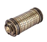 Leonardo Cryptex Giocattolo Retrò in Stile Mini, Regalo Interessante per Natale, San e Compleanno