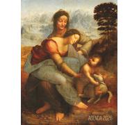 Leonardo da Vinci Agenda Mensile 2026: Sant'Anna, la Vergine e il Bambino con l'Agnellino | Da Gennaio a Dicembre (12 Mesi) | Pianificatore Settimanale 2026 | Rinascimento
