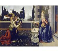Leonardo Da Vinci Annunciazione Arte Murale Stampa Rinascimento Religioso S