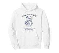 Leonardo da Vinci Arte Rinascimentale Pittore Italiano Genio Felpa con Cappuccio