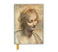 Leonardo Da Vinci: Detail of The Head of the Virgin (Foiled Journal)