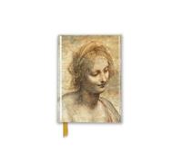 Leonardo da Vinci: Detail of the Head of the Virgin (Foiled Pocket Journal)