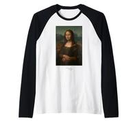 Leonardo da Vinci Mona Lisa Pittura Arte Insegnante Regalo Outfit Maglia con Maniche Raglan