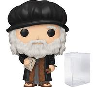 Leonardo Da Vinci Pop Icons: History Vinyl Figure (Includes Compatible Ecotek Pop Box Protector Case)