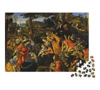 Leonardo Da Vinci Puzzle 1000 Pezzi, Puzzles museo Per Adulti, Rompicapo dipinto Divertenti, Per Famiglia, Regalo Di Festa, Collezione Challenge, opere d'arte famose nel mondo Puzzle Impossibili