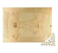 Leonardo Da Vinci Puzzle Adulti, Puzzle 1000 Pezzi,Puzzle 1000 Pezzi, Puzzle in Legno,Puzzle Di Natale,Regali Di Natale,Regali Di Festa,Regali Di Natale