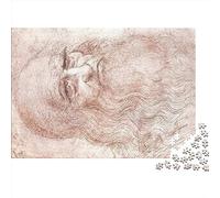 Leonardo Da Vinci Puzzle in Legno Di Per Adulti Puzzle Impegnativi Per Famiglia,regalo Di Festa Da 1000 Pezzi Difficile Puzzle Da Regali Di Divertente 1000pcs