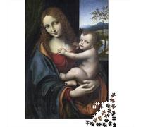 Leonardo Da Vinci Puzzle opere d'arte famose nel mondo Da 1000 Pezzi, Puzzles arte Per Adulti, museo Impossible Rompicapo, Gioco Di Abilità Colorato, Regalo Per Le Vacanze O Per Il Compleanno
