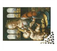 Leonardo Da Vinci Puzzles 1000 Piece-Material Jigsaw Puzzles for Teens Challenging Decompression Floor Puzzle DIY，Fun Games, Educational Toys