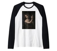 Leonardo da Vinci Saint John The Baptist Maglia con Maniche Raglan